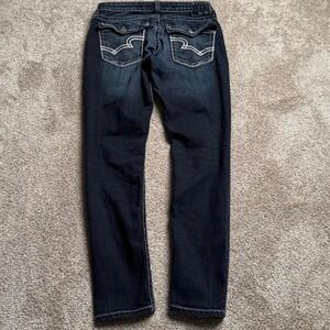 BIG STAR "CURVY FIT" INDIGO BLUE BUTTON FLAP DENIM